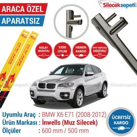 Inwells Bmw X6 E71 2008-2012 Muz Silecek Takımı
