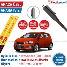 Inwells Chevrolet Aveo Hatchback 2011-2013 Muz Silecek Takımı