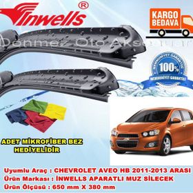 Inwells Chevrolet Aveo HB 2011-2013 Muz Silecek Takımı