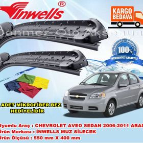 Inwells Chevrolet Aveo Sedan 2006-2011 Ön Silecek Takımı