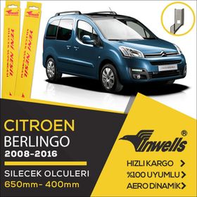 Inwells Citroen Berlingo 2008 2016 Ön Muz Silecek Takımı