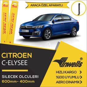 Inwells Citroen C-Elysee 2012-2016 Muz Silecek Takımı