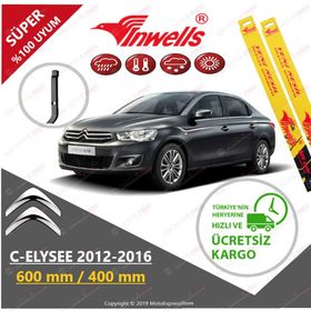 Inwells Citroen C-Elysee 2012-2016 Muz Silecek Takımı
