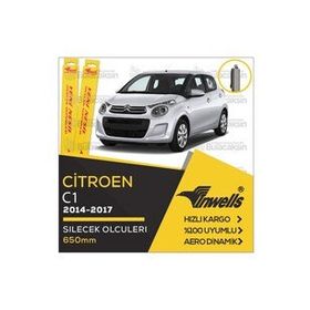 Inwells Citroen C1 2014-2017 Muz Silecek Takımı