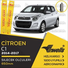 Inwells Citroen C1 2014-2017 Muz Silecek Takımı