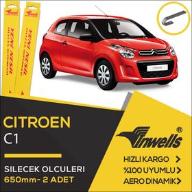 İnwells Citroen C1 2014 ve Sonrası Ön Silecek Takımı
