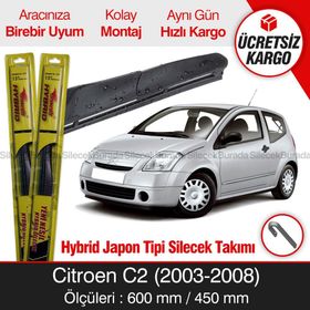 Inwells Citroen C2 Hybrid 2003-2008 Silecek Takımı