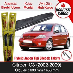 Inwells Citroen C3 Hybrid 2002-2009 Silecek Takımı