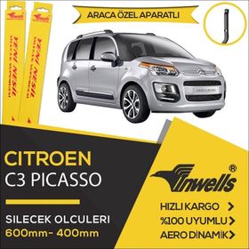 Inwells Citroen C3 Picasso 2010-2015 Muz Silecek Takımı