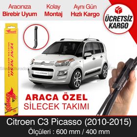 Inwells Citroen C3 Picasso 2010-2015 Muz Silecek Takımı