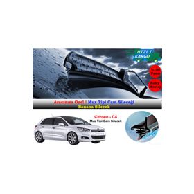 Inwells Citroen C4 2011-2017 Muz Silecek Takımı