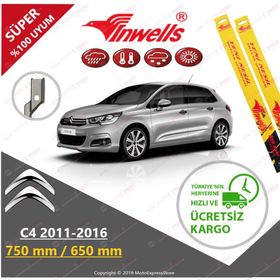 Inwells Citroen C4 2012-2017 Muz Silecek Takımı