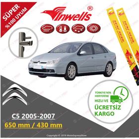 Inwells Citroen C5 2005-2007 Muz Silecek Takımı
