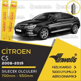 Inwells Citroen C5 2008-2015 Muz Silecek Takımı