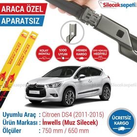 Inwells Citroen DS4 2011-2015 Muz Silecek Takımı