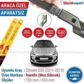 Inwells Citroen DS5 2011-2015 Muz Silecek Takımı