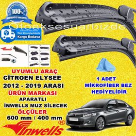 Inwells Citroen Elysee 2012-2019 Muz Silecek Takımı