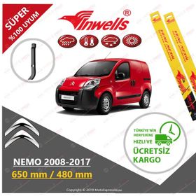 Inwells Citroen Nemo 2008-2017 Muz Silecek Takımı