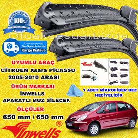 Inwells Citroen Xsara Picasso 2005-2010 Muz Silecek Takımı
