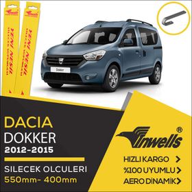 Inwells Dacia Dokker 2012-2015 Muz Silecek Takımı