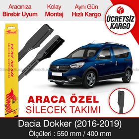 Inwells Dacia Dokker 2016-2019 Muz Silecek Takımı