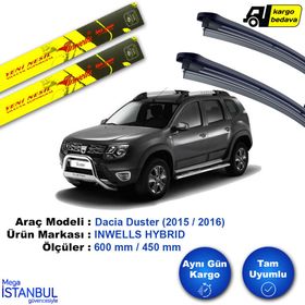 Inwells Dacia Duster 2015-2016 Muz Silecek Takımı