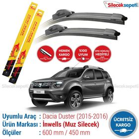 Inwells Dacia Duster 2015-2016 Muz Silecek Takımı