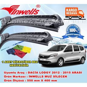 Inwells Dacia Lodgy 2012 2015 Ön Muz Silecek Takımı