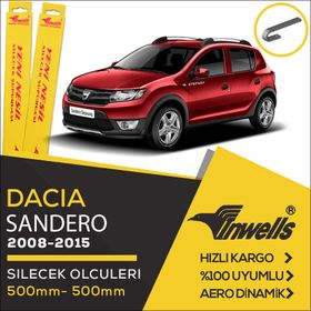 Inwells Dacia Sandero 2008-2014 Muz Silecek Takımı