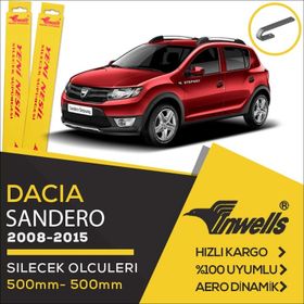 Inwells Dacia Sandero 2008-2015 Muz Silecek Takımı