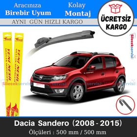 Inwells Dacia Sandero 2008-2015 Muz Silecek Takımı