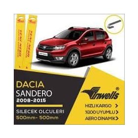 Inwells Dacia Sandero 2008 2015 Ön Muz Silecek Takımı