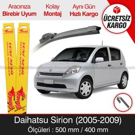 Inwells Daihatsu Sirion 2005-2009 Muz Silecek Takımı