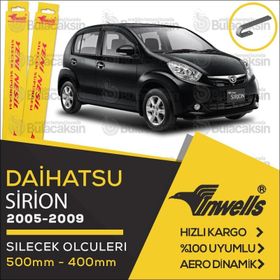 Inwells Daihatsu Sirion 2005-2009 Muz Silecek Takımı