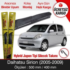 Inwells Daihatsu Sirion Hybrid 2005-2009 Silecek Takımı