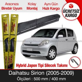 Inwells Daihatsu Sirion Hybrid 2005-2009 Silecek Takımı