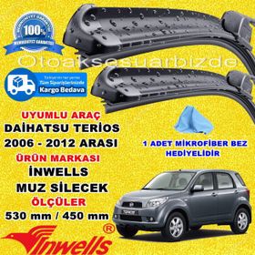 Inwells Daihatsu Terios 2006-2012 Muz Silecek Takımı