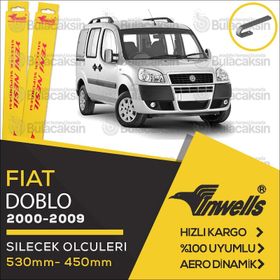 Inwells Fiat 2000-2009 Doblo Muz Silecek Takımı