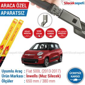 Inwells Fiat 500L 2013-2017 Muz Silecek Takımı