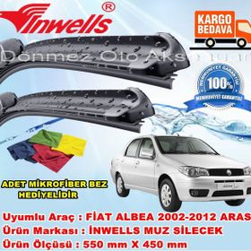 Inwells Fiat Albea 2002-2012 Ön Silecek Takımı