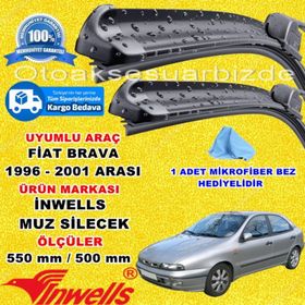 Inwells Fiat Brava 1996-2001 Muz Silecek Takımı