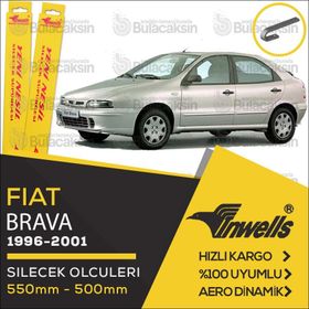 Inwells Fiat Brava 1996-2001 Muz Silecek Takımı