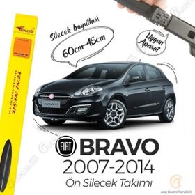Inwells Fiat Bravo 2007-2014 Uyumlu Muz Silecek Takımı