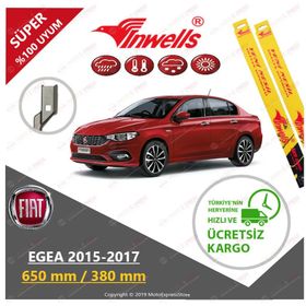 Inwells Fiat Egea 2015-2017 Muz Silecek Takımı