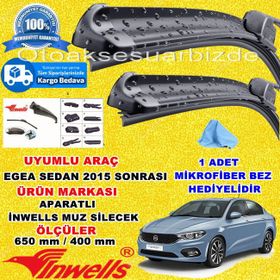 Inwells Fiat Egea Sedan 2015-2019 Muz Silecek Takımı
