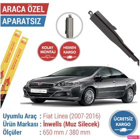 Inwells Fiat Lİnea 2007-2016 Muz Silecek Takımı