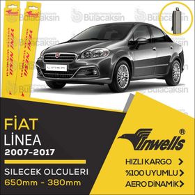 Inwells Fiat Lİnea 2007 2017 Ön Muz Silecek Takımı