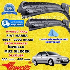 Inwells Fiat Marea 1997-2002 Ön Muz Silecek Takımı