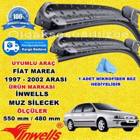 Inwells Fiat Marea 1997-2002 Ön Muz Silecek Takımı