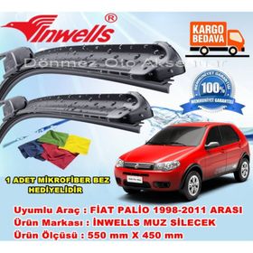 Inwells Fiat Palio 1998-2011 Muz Silecek Takımı